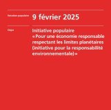Un "non" très net à l'initiative sur les limites planétaires.